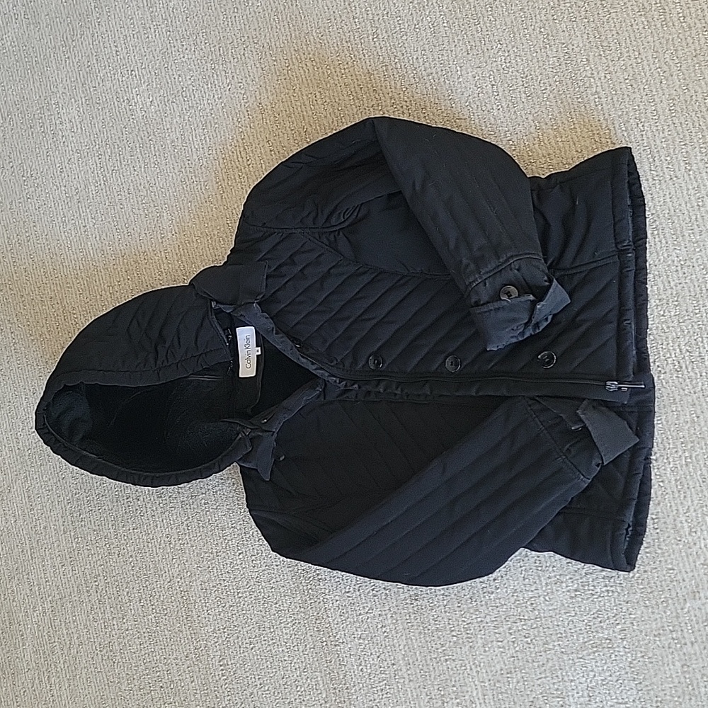Calvin Klein Quilted Black Winter Coat